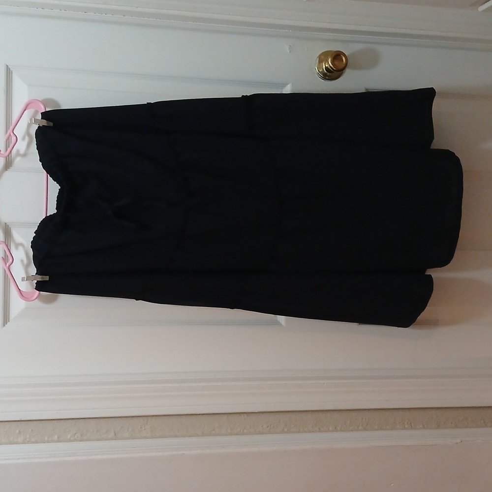 Black sheer layered skirt 2XL